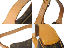 Load image into Gallery viewer, 極美品 LOUIS VUITTON ルイ ヴィトン ショルダーバッグ クロワッサンMM M51512 モノグラムキャンバス ブラウン 中古 62543