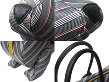 Load image into Gallery viewer, 極美品 THOM BROWNE トムブラウン ハンドバッグ ミディアムグレー モノグラムコーティングキャンバス HECTORバッグ 犬 グレー MAG050A07557035 中古 62545