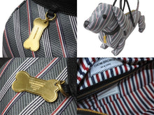 Load image into Gallery viewer, 極美品 THOM BROWNE トムブラウン ハンドバッグ ミディアムグレー モノグラムコーティングキャンバス HECTORバッグ 犬 グレー MAG050A07557035 中古 62545