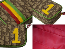 Load image into Gallery viewer, Christian Dior クリスチャンディオール トロッター ワンショルダーバッグ ハンドバッグ 05-MA-0044 ラスタカラー 美品 中古 62546