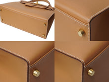 Load image into Gallery viewer, 極美品 エルメス HERMES ケリー 28 2way バッグ クシュベル エプソン ナチュラル 外縫い 〇Y刻印 中古 62558