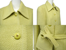 Load image into Gallery viewer, CHANEL シャネル ココマーク セットアップ グリーン ツイード 20832 ウール サイズ38 美品 中古 62562