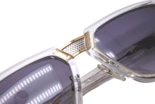 Load image into Gallery viewer, 極美品 CAZAL カザール サングラス サイズ56◻︎17 145 プラスチック MOD.8039 COL.003 クリア ゴールド 中古 62565