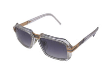 Load image into Gallery viewer, 極美品 CAZAL カザール サングラス サイズ56◻︎17 145 プラスチック MOD.8039 COL.003 クリア ゴールド 中古 62565