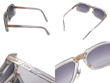 Load image into Gallery viewer, 極美品 CAZAL カザール サングラス サイズ56◻︎17 145 プラスチック MOD.8039 COL.003 クリア ゴールド 中古 62565