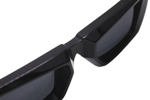 PRADA プラダ サングラス アイウェア SPR24Y 1AB5S0 サイドロゴ プラスチック ブラック 美品 中古 62570