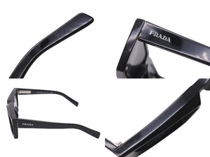 PRADA プラダ サングラス アイウェア SPR24Y 1AB5S0 サイドロゴ プラスチック ブラック 美品 中古 62570