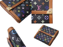 Load image into Gallery viewer, LOUIS VUITTON ルイヴィトン ポルト モネ ビエ カルトクレディ 二つ折り財布 モノグラム マルチカラー M92984 美品 中古 62751