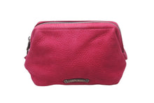 Load image into Gallery viewer, CHROME HEARTS クロムハーツ ポーチ コスメティックケース CHクロス ピンク シルバー金具 美品 中古 62593