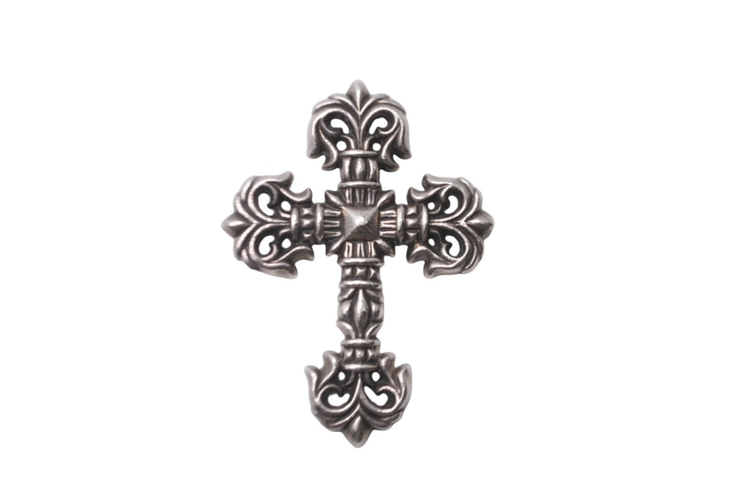 CHROME HEARTS クロムハーツ フィリグリークロス スモール ペンダント シルバー 76.1g シルバー925 美品 中古 62595