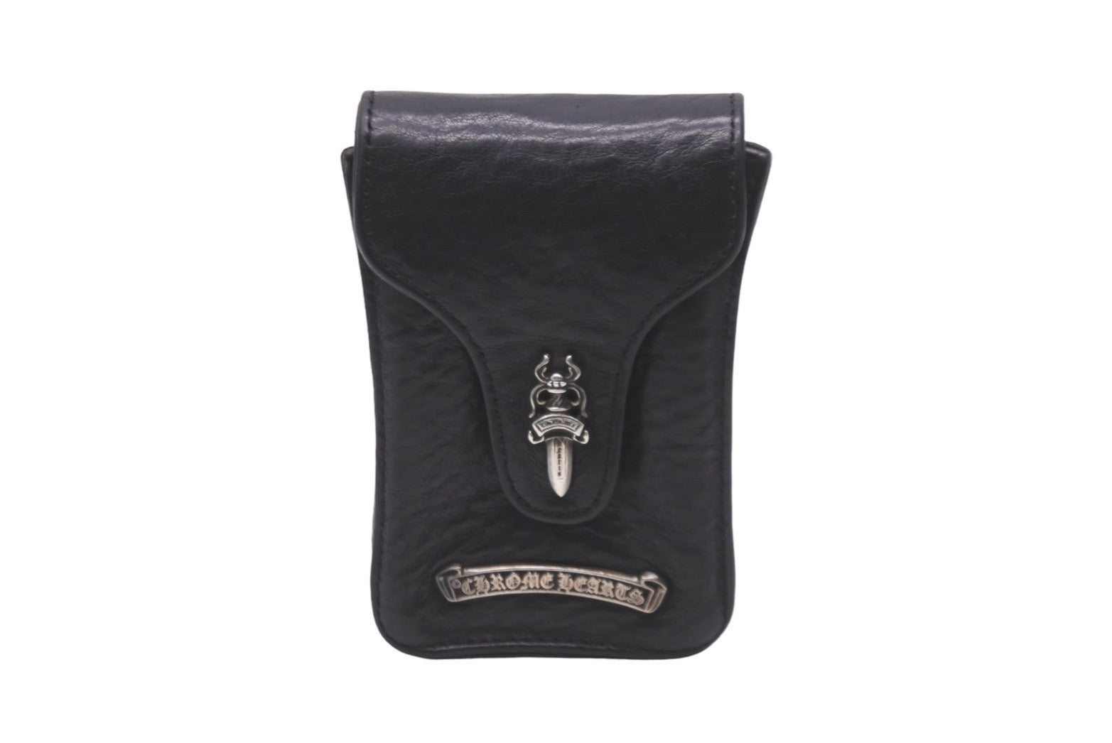 CHROME HEARTS クロムハーツ シガレットケース ダガー レザー