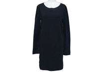 Load image into Gallery viewer, lucien pellat-finet ルシアンペラフィネ フロントスカルスタッズロゴ付Tシャツ トップス Tシャツ 長袖 ネイビー 美品 中古 62600