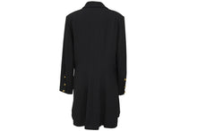 Load image into Gallery viewer, 極美品 CHANEL シャネル ダブル ジャケット ブラック ココボタン ココマーク 93A P02132 ロゴ シルク アウター サイズ42 中古 62603