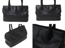 Load image into Gallery viewer, CHANEL シャネル ハンドバッグ キャビアスキン ココマーク ブッラク 美品 中古 62604