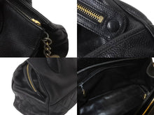 Load image into Gallery viewer, CHANEL シャネル ハンドバッグ キャビアスキン ココマーク ブッラク 美品 中古 62604