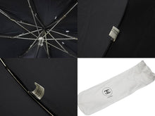Load image into Gallery viewer, CHANEL シャネル マトラッセ チェーン ショルダー 傘 折り畳み傘 A05602X03921 95A ラムスキン ブラック 美品 中古 62606