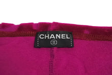 Load image into Gallery viewer, 未使用品 CHANEL シャネル ヴィンテージ ココマーク ベロアパンツ ショートパンツ ピンク パープル タグ欠品 レディース 中古 62610