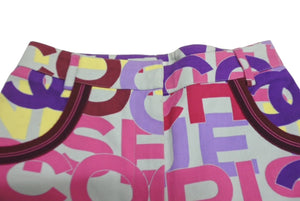CHANEL シャネル 00A フレア パンツ マルチカラー P16028V08941 ココマーク ロゴ ボトムス サイズ34 美品 中古 62614