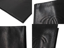 Load image into Gallery viewer, CHANEL シャネル ブックカバー キャビアスキン 2番台 ブラック 小物 ココマーク ロゴ 美品 中古 62617