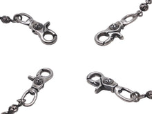 Load image into Gallery viewer, CHROME HEARTS クロムハーツ 1クリップ エクストラロング 212g 1BALL EX LONG-T 1 クリップ ウォレットチェーン クロス 美品 中古 60442