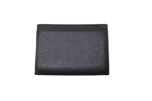 Load image into Gallery viewer, LOUIS VUITTON ルイヴィトン レザー ロゴ カードケース ブラック ウォレット 名刺入れ 小物 良品 中古 62625