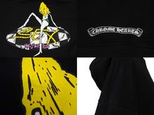 Load image into Gallery viewer, CHROME HEARTS クロムハーツ パーカー マッティボーイ SEX RECORDS サイズXXL プリント ブラック コットン 良品 中古 62642