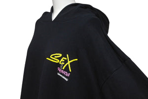 CHROME HEARTS クロムハーツ マティボーイ PPO Sex Records HD PLVR グラフィックプリント パーカー ブラック XXL 美品 中古 62647