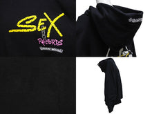 Load image into Gallery viewer, CHROME HEARTS クロムハーツ マティボーイ PPO Sex Records HD PLVR グラフィックプリント パーカー ブラック XXL 美品 中古 62647
