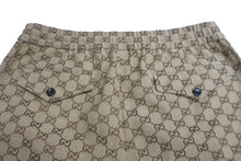画像をギャラリービューアに読み込む, 極美品 GUCCI グッチ パンツ GGキャンバス ジョギングパンツ ベージュ サイズ46 569769 ZKU09 中古 62649 