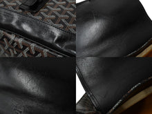 Load image into Gallery viewer, GOYARD ゴヤール ヴィンテージ 廃盤 ショルダーバッグ グランブルーＭＭ ブラック ブラウン シルバー金具 美品 中古 62657
