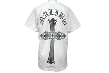 Load image into Gallery viewer, CHROME HEARTS クロムハーツ マリブ限定 CHクロス ホースシュープリント 半袖Ｔシャツ カットソー ホワイト 美品 中古 62658