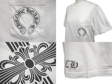 Load image into Gallery viewer, CHROME HEARTS クロムハーツ マリブ限定 CHクロス ホースシュープリント 半袖Ｔシャツ カットソー ホワイト 美品 中古 62658