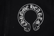 Load image into Gallery viewer, CHROME HEARTS クロムハーツ クロスボールジップパーカー ホースシュープリント サイズ4T 130/64 ブラック 美品 中古 62659