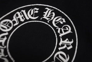 CHROME HEARTS クロムハーツ クロスボールジップパーカー ホースシュープリント サイズ4T 130/64 ブラック 美品 中古 62659