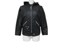 Load image into Gallery viewer, 極美品 CHROME HEARTS クロムハーツ MNS HOOD SWTSHRT フーデットジャケット ブラック コットンリネン サイズS 中古 62660