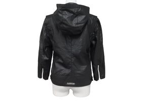 極美品 CHROME HEARTS クロムハーツ MNS HOOD SWTSHRT フーデットジャケット ブラック コットンリネン サイズS 中古 62660