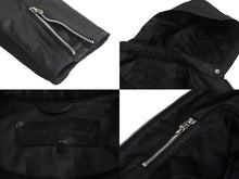 Load image into Gallery viewer, 極美品 CHROME HEARTS クロムハーツ MNS HOOD SWTSHRT フーデットジャケット ブラック コットンリネン サイズS 中古 62660