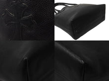 Load image into Gallery viewer, CHROME HEARTS クロムハーツ FSトート トートバッグ クロスパッチ ブラック シルバー金具 美品 中古 62662