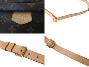 極美品 LOUIS VUITTON ルイヴィトン バムバッグ ボディバッグ M43644 モノグラム ゴールド金具 中古 62666