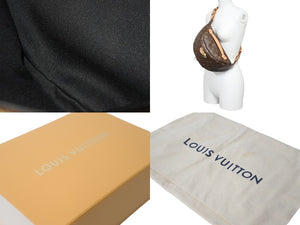 極美品 LOUIS VUITTON ルイヴィトン バムバッグ ボディバッグ M43644 モノグラム ゴールド金具 中古 62666