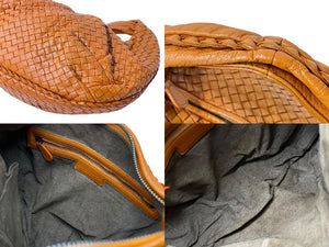 BOTTEGAVENETA ボッテガヴェネタ ハンドバッグ イントレチャート 232499 V0016 7676 レザー シルバー金具 美品 中古 62667