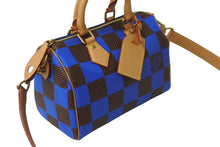 Load image into Gallery viewer, 新品未使用 LOUIS VUITTON ルイヴィトン ファレルデザイン スピーディバンドリエール25 ハンドバッグ N40585 ブルー 中古 62677