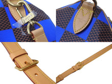 Load image into Gallery viewer, 新品未使用 LOUIS VUITTON ルイヴィトン ファレルデザイン スピーディバンドリエール25 ハンドバッグ N40585 ブルー 中古 62677