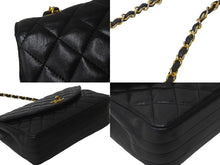 Load image into Gallery viewer, CHANEL シャネル マトラッセ チェーンショルダー ショルダーバッグ 1番台 ラムスキン ブラック ゴールド金具 美品 中古 62678