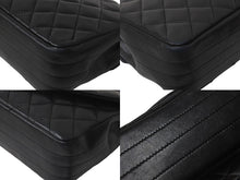 Load image into Gallery viewer, CHANEL シャネル マトラッセ チェーンショルダー ショルダーバッグ 1番台 ラムスキン ブラック ゴールド金具 美品 中古 62678