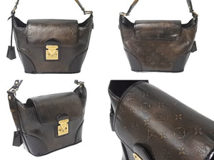 LOUIS VUITTON ルイヴィトン 2007AW バッグ セルジャンPM M95463 モノグラム ブロンズ ブラウン 美品 中古 62679