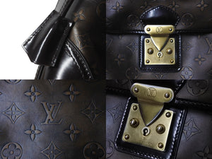 LOUIS VUITTON ルイヴィトン 2007AW バッグ セルジャンPM M95463 モノグラム ブロンズ ブラウン 美品 中古 62679