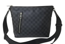 Load image into Gallery viewer, 極美品 LOUIS VUITTON ルイヴィトン ショルダーバッグ ダミエ グラフィット ミックPM N41211 ブラック 中古 62683