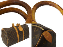 Load image into Gallery viewer, LOUIS VUITTON ルイヴィトン モノグラム キーポル45 ボストンバッグ PVC レザー M41428 ブラウン 旧型 中古 62685