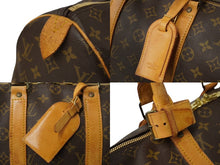Load image into Gallery viewer, LOUIS VUITTON ルイヴィトン モノグラム キーポル45 ボストンバッグ PVC レザー M41428 ブラウン 旧型 中古 62685